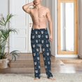 thumbnail image 2 of Sikiie Cute Christmas Tree Raccoon Print Pajama Pants Men, PJ Bottoms, Sleep & Lounge Pants-Medium, 2 of 6