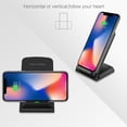 thumbnail image 4 of Xingzhi Wireless Charger Practical Exquisite Charging Device Stand Pad Intelligent Identification Universal Multipurpose Phones Supplies Black, 4 of 9