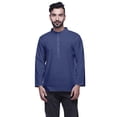 thumbnail image 1 of Atasi Indian Short Kurta For Boys Chinese Collar Button Down Casual Clothing, 1 of 6