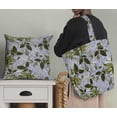thumbnail image 5 of Soimoi BluePolyester Georgette Fabric Artistic Leaves Fabric Prints By Yard 52 Inch Wide, 5 of 5