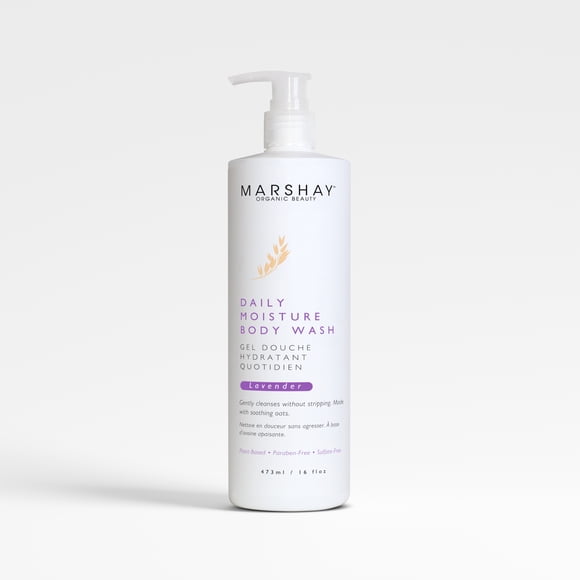 Plant based mild moisturizing body wash with Soothing Oats, Sulfate free cleansing- Lavender