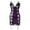 Purple, variant on FhsagQ Lingerie Sets for Women Two Piece Women Lace Black Lingerie Thong Set Sleepwear Night Dress Backless Pajamas Translucent Nightdress Lingerie for Women Womens Lingerie Crotchless Green S
