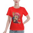 thumbnail image 1 of Women's Basic Short Sleeve T-Shirt One Piece Chopper, 1 of 6