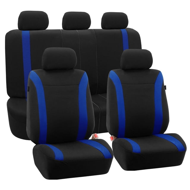 Cosmopolitan Flat Cloth Car Seat Covers Fit For Car Truck SUV Van - Full Set