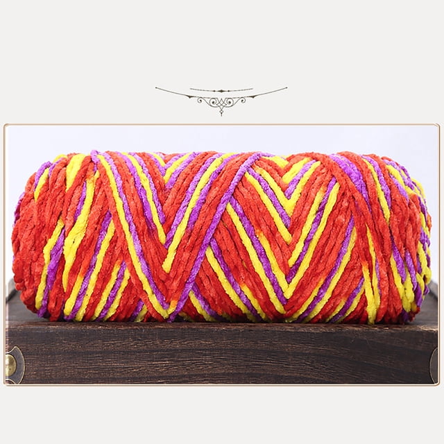 Chenille Winter Crochet Scarf Line Soft Hook Line Knitting Yarn Braideds Yarn