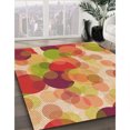 thumbnail image 3 of Ahgly Company Machine Washable Indoor Rectangle Transitional Orange Area Rugs, 5' x 7', 3 of 7