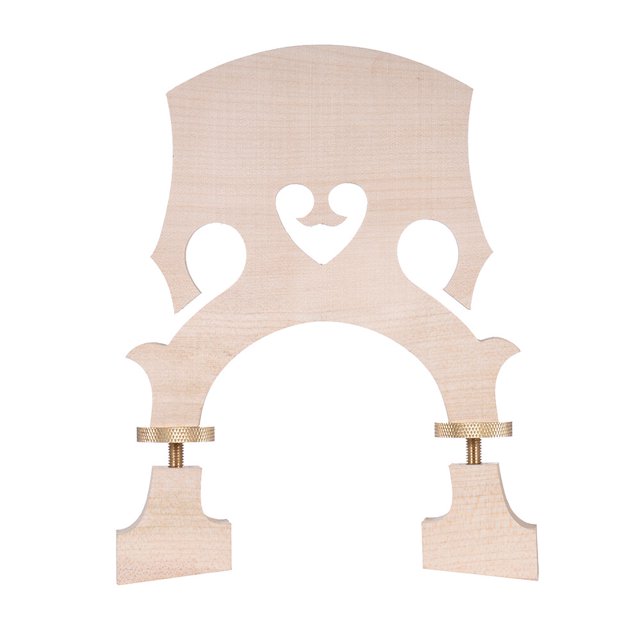 Labymos Pont en Érable Standard Pièce de Rechange pour Basses Doubles de Taille 3/4 Pont de Basses Vertical Réglable
