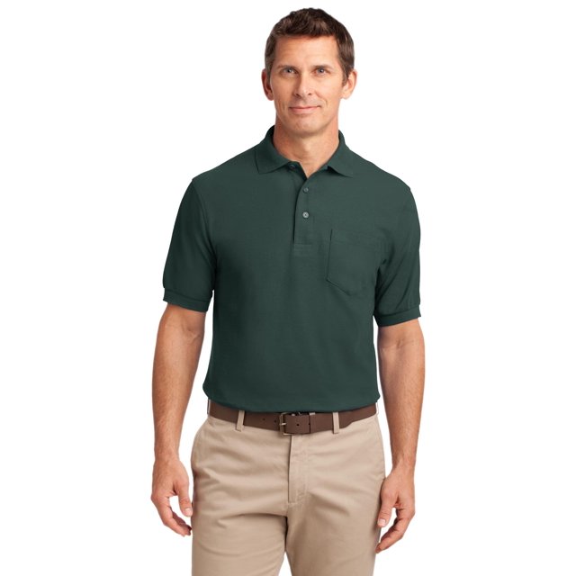 Port Authority Men's Silk Touch Polo with Pocket. K500P