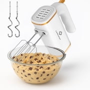LINKChef 5-Speed Corded Electric Hand Mixer, White