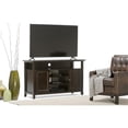thumbnail image 2 of Simpli Home Amherst Transitional Solid Wood 54" TV Stand in Hickory Brown, 2 of 10