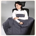 thumbnail image 5 of Aocisk Smart USB Heated Wrap Blanket Soft Warm Quilt For Full Body Comfort In Winter Grey One Size, 5 of 5