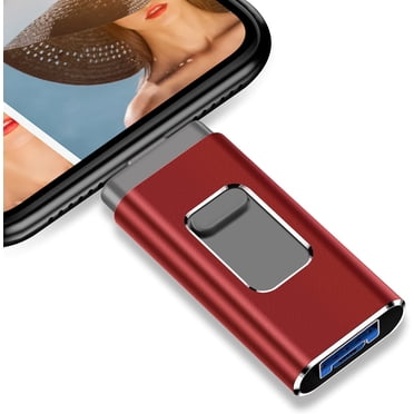 USB Flash Drive for iPhone 64GB Thumb Drive Photo Stick USB 3.0 Memory Stick Jump Drive Picture Stick Pen Drive for iPhone Android, PC External Storage