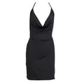 thumbnail image 2 of Drppepioner Fashion Womens Deep V-Neck Halter Backless Slit Mini Party Club Dress, 2 of 2