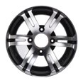 thumbnail image 2 of ATV Wheels Rims, 12inch ATV Wheel Rim Hub, Aluminum Alloy Replacement Wheels for Quad Bike, ATVs, Go Karts, Off Road Vehicle, Enhanced Performance, ATV Wheel, Versatile Application, 2 of 7