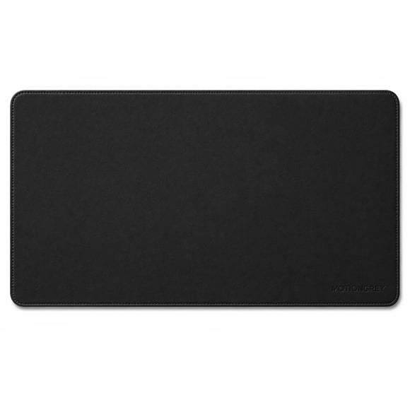 MotionGrey Desk Pad - 35.5" x 17" Waterproof Non-Slip Desk Mat for Laptop, Keyboard & Mouse - Ultra Thin Office Desk Protector for Home, Work & Gaming Setup - Black