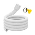 thumbnail image 1 of 1-5M White Drain Hose Pipe Inlet Extension Tube Drainpipe for Faucet Accessories, 1 of 8