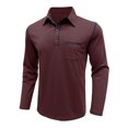 thumbnail image 3 of Birdeem Chemise/haut à Manches Longues Ajustée à Boutons pour Hommes, 3 of 6