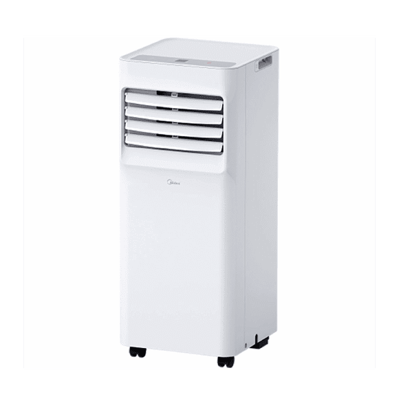 Midea - 5,000 BTU Portable Air Conditioner, Cools up to 150 Sq. Ft MAP05R1AWWT - White (Refurbished)