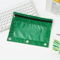 thumbnail image 4 of Dvruxg 2 Pcs Trousse à Crayons, Trousse à Crayons Trois Trous avec Fermeture Éclair Unique, Sac de Rangement de Documents en PVC Transparent, Grande Capacité Trousse à Crayons avec Fermeture Éclair, Trousse à Crayons Transparente, 4 of 5