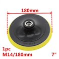 thumbnail image 1 of 3/4/5/6/7Inch Backing Pad Sanding Holder Disc Hook And Loop Backer Plates Drill Rod M10 for Polisher Grinding Tools M14 7Inch Disc, 1 of 9