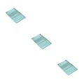 thumbnail image 3 of Youkk Polyester Chenille Bath Mat - Strong Water Absorption Exquisite Crafted Soft Texture No Shedding Sky Blue 40cm*60cm 3Set, 3 of 6