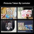 thumbnail image 4 of HSHDLDF 5Pcs Butterfly Car Decal Set, Waterproof Vinyl Butterflies Sticker for Cars Women Girl Car Stickers Beautiful Reflective Bumper Window Laptop Decals (Holographic Blue), 4 of 6