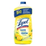 Lysol All Purpose Cleaner, Pour, Lemon, Multi Surface Cleaner, 1.2 L