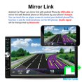 thumbnail image 4 of relayinert Vehicle 7 Inch Car Stereo Double 2 Din MP5 Player FM Car Radio Receiver HD Touch, 4 of 5