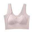 thumbnail image 1 of Timegard Plus Size Bras for Women No Underwire High Support Lace Comfort Back Smoothing Daily Bras, 1 of 7