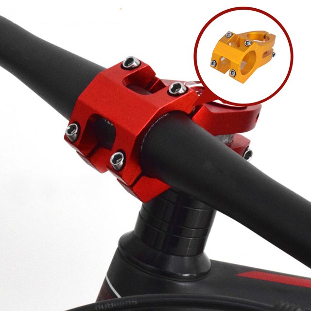 ZTTO 31.8MM Aluminium Alloy Mountain Bicycle Stem Road Part with Fixing Bike Handlebar Installation Fixed Replacement Parts Repairing Gold