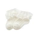 thumbnail image 3 of Baby Kids Girls Princess Short Socks Lace Ruffle Frilly Trim Cotton Ankle Socks, 3 of 3