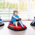 thumbnail image 2 of Aosom Auto Tamponneuse pour Enfants 6 V à Rotation 360° avec Musique, Klaxon et Lumières Rouge, 2 of 10