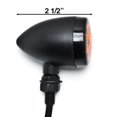 thumbnail image 4 of Krator Ampoule de Clignotants de Moto Noire à Lentille Crâne 2 Pcs Compatible avec Kawasaki Vulcan Classic Limited 2000, 4 of 6