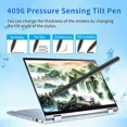 thumbnail image 3 of Stylus Pen for ASUS Transformer/Mini/ASUS Zenbook Flip/Pro/ASUS Vivobook Flip/Pro/Duo/ASUS Notebook, Rechargeable MPP 2.0 Tilt Active Pen with 4096 Pressure Sensitivity, Palm Rejection Black, 3 of 6