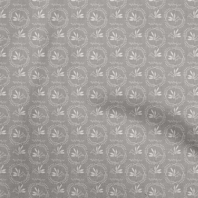 oneOone Rayon Dusty Gray Fabric Block Sewing Craft Projects Fabric Prints By Yard 56 Inch Wide-NY