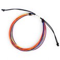 thumbnail image 1 of Braided Bracelet Adjustable Chic Multicolor Aesthetic Jewelry Drawstring Handcrafted Hand Rope Women Accessories for Teen Girls Black+Orange, 1 of 9