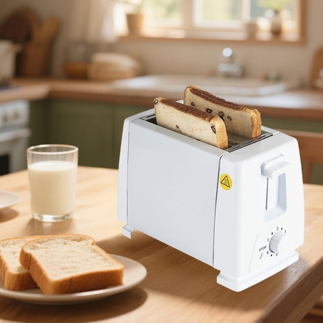 Feltree Sliced Bread Automatic Mechanical Push Button Rechargeable Fully Automatic Sandwich Maker Toaster Oven Toaster Home Kitchen