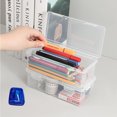 thumbnail image 1 of Meitianfacai Extra Large Capacity Plastic Pencil Box Stackable Translucent Clear Pencil Box Office Supplies Storage And The Pencil Sharpener, 1 of 9