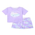 thumbnail image 1 of Ensemble de Pyjama Haut à Manches Courtes et Shorts pour Filles 2 Pcs Tailles 4-18, 1 of 3