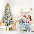 thumbnail image 4 of Costway 7.5ft Premium Snow Flocked Hinged Artificial Christmas Tree Unlit w/ Metal Stand, 4 of 10