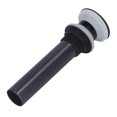 thumbnail image 3 of Basin Strainer, Non Overflow Basin Drain Stainless Steel Black  For Bathtub, 3 of 8