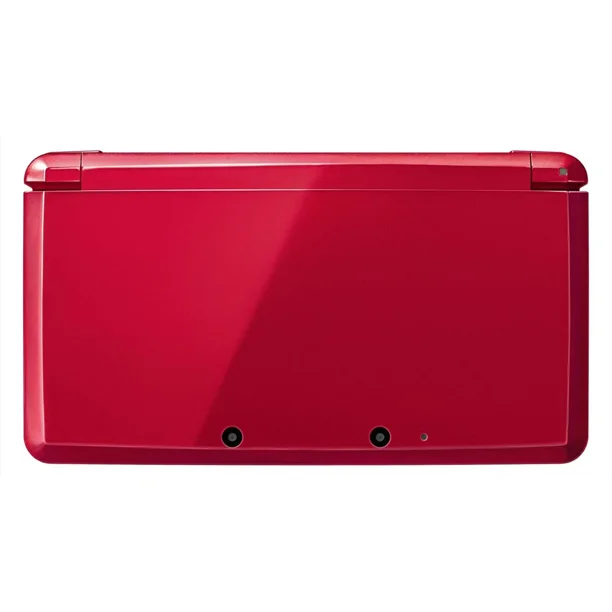 Nintendo 3DS Game Console with RetroFam 32GB SD Card, Metallic Red