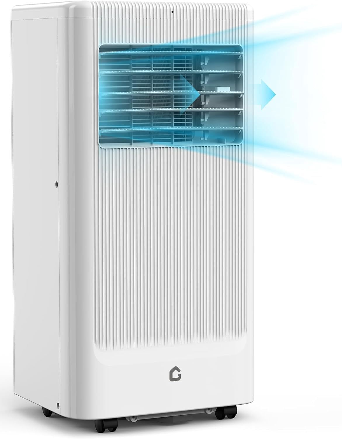 Ourlova 8000 BTU Portable Air Conditioner 3 in 1 Portable Air Conditioner for Rooms with Dehumidifier and Fan Room Air Conditioner Cools 350 Square Feet Remote Control Auto Oscillating