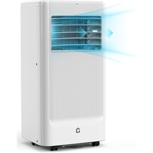 Ourlova 8000 BTU portatif Air Conditionneur 3 en 1 portatif Air Conditionneur pour les chambres avec déshumidificateur et chambre d'éventail Air Refroidissement du conditionneur 350 Télécommande des pieds carrés