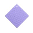 thumbnail image 3 of ziyahi Heats Insulation Table Mat Dish Plate Pot Pad Square Coaster Nonslip Placemat Desk Countertop Protector Kitchen Draining Purple, 3 of 5
