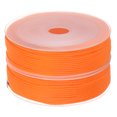 thumbnail image 1 of Unique Bargains 2 Pack Twisted Nylon Twine Thread Beading Cord 1.5mm 20M/65 Feet Extra Strong Braided Nylon String, Orange, 1 of 6