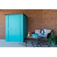 thumbnail image 1 of Abri de jardin Spacemaker, 1,2 x 0,9 m, Sarcelle et Anthracite, 1 of 8