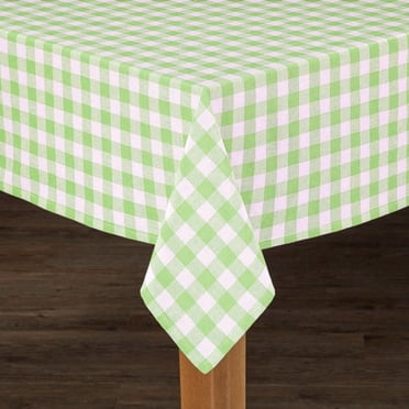 Fabstyles Country Check Nappe Décor de ferme pour une utilisation intérieure/extérieure, pique-niques, barbecues, repas-partage, événements d'été, salon et salle à manger