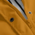 thumbnail image 5 of Women Solid Rain Jacket Outdoor Plus Size Waterproof Hooded Raincoat Windproof, 5 of 5