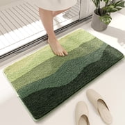 Kadlawus Bathroom Rug Mat for Floor, Extra Soft Microfiber Bath Mat, Absorbent Non-Slip Bath Carpet, Machine Washable Dry Bath Mats for Tub, Shower, Bathroom Floor